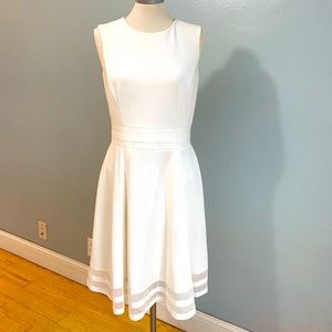 Calvin Klein light cream colored dress, size 8.